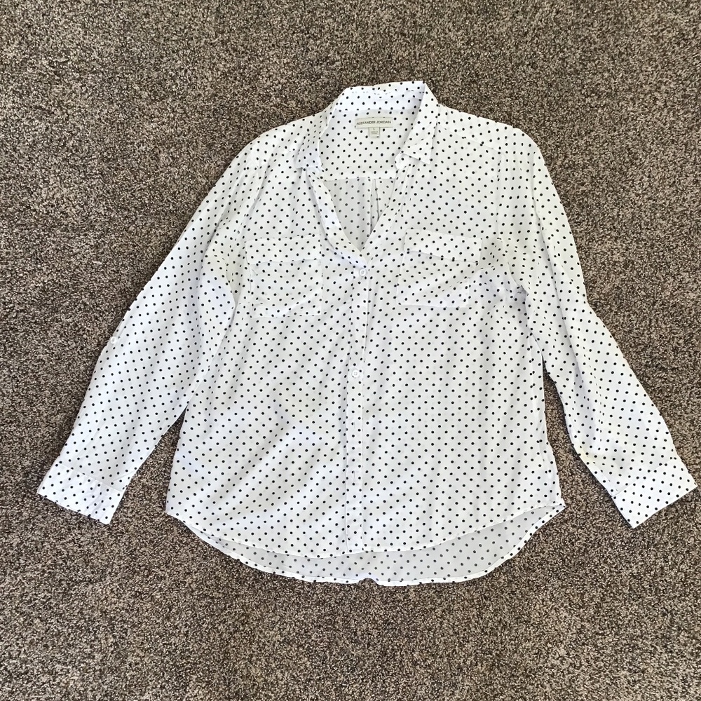 Women’s Alexander Jordan (Stitch Fix) Long Sleeve Blouse Sz L